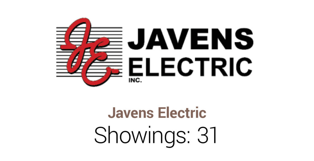 Javvens electric inc. Showings: 31