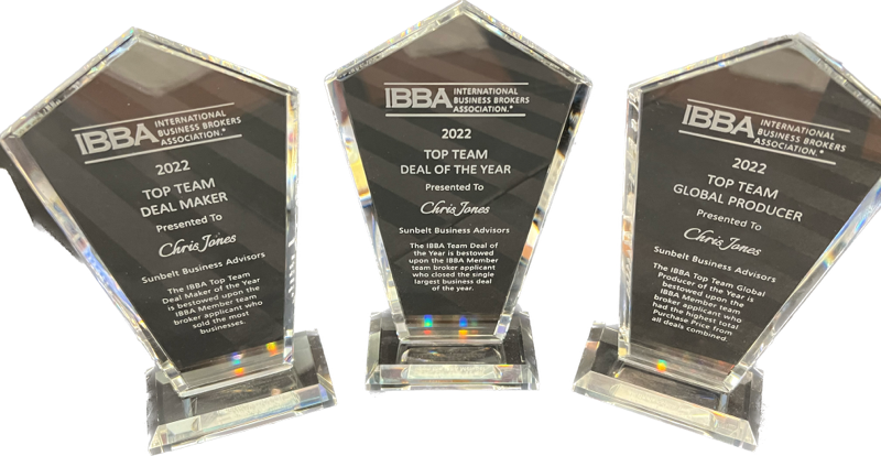 Sunbelt sweeps International Business Brokers Associations awards for expert business valuation and selling your business